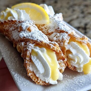 Lemon Meringue Pie Cannoli