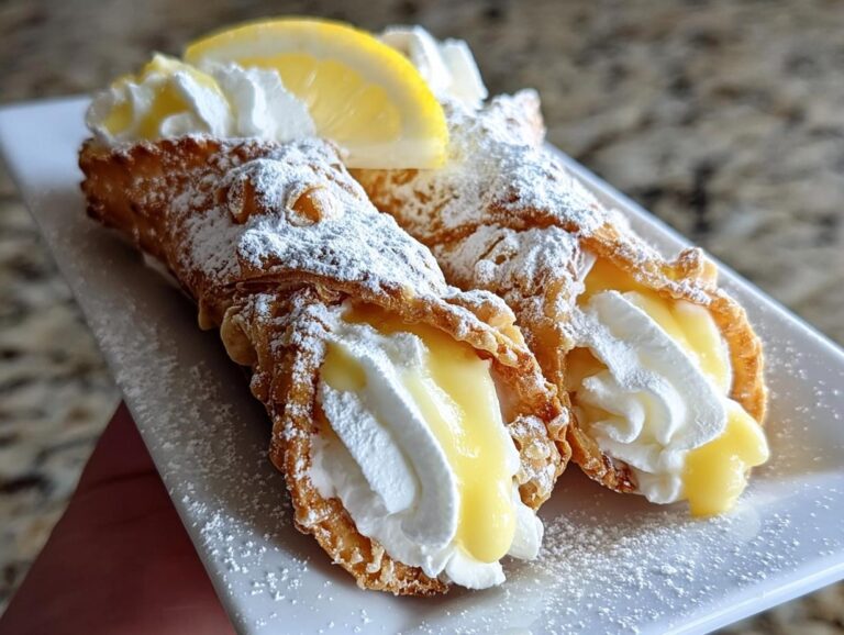 Lemon Meringue Pie Cannoli