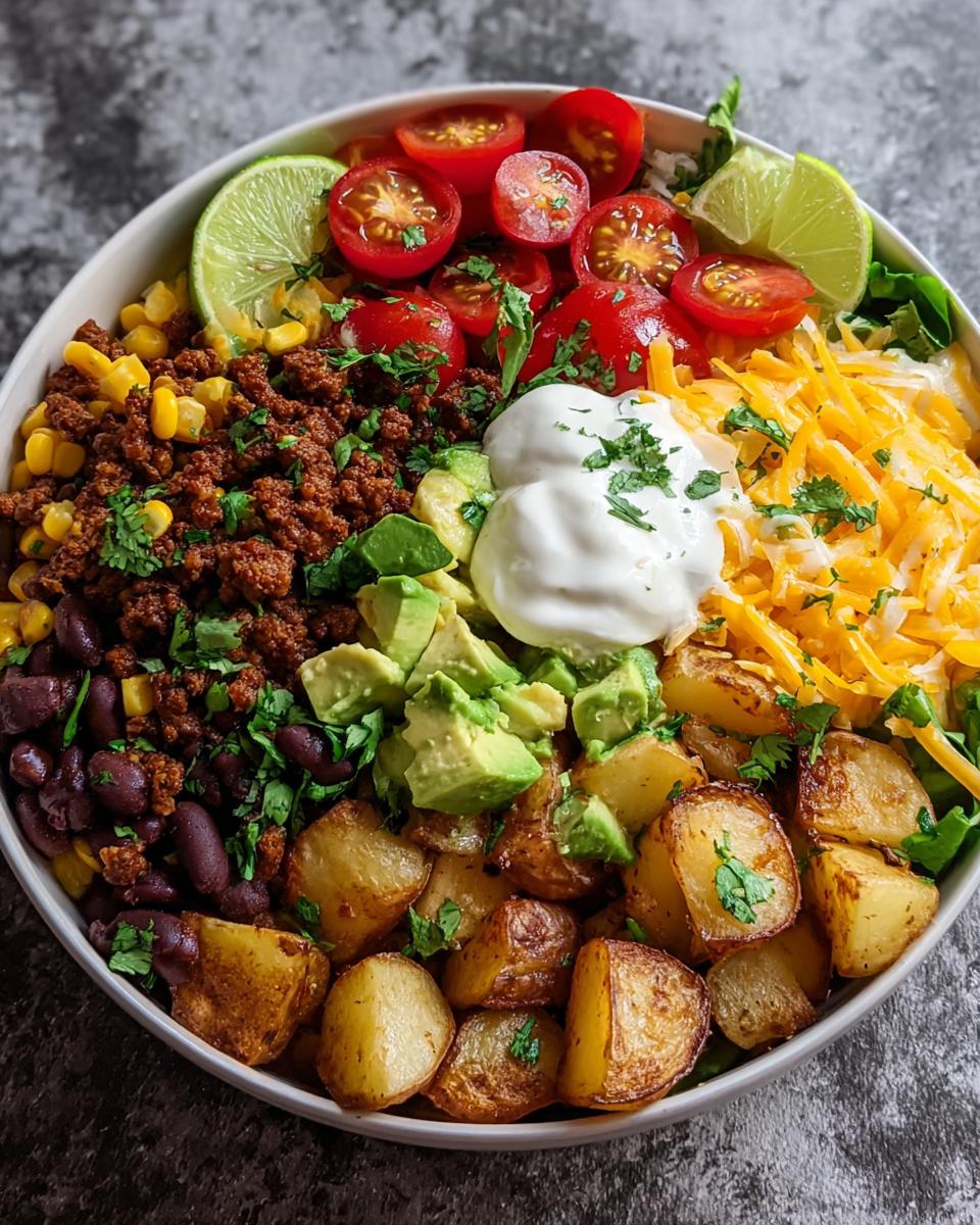 Loaded Mexican Taco Bowl - Detail 1
