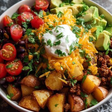 Loaded Mexican Taco Bowl