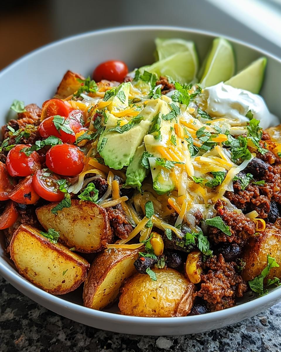Loaded Potato Taco Bowl - Detail 1