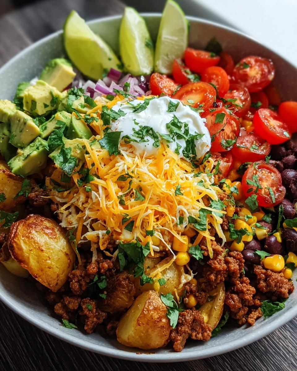 Loaded Potato Taco Bowl - Detail 2