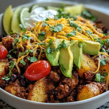 Loaded Potato Taco Bowl