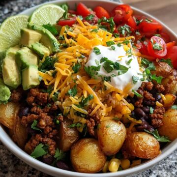 Loaded Potato Taco Bowl