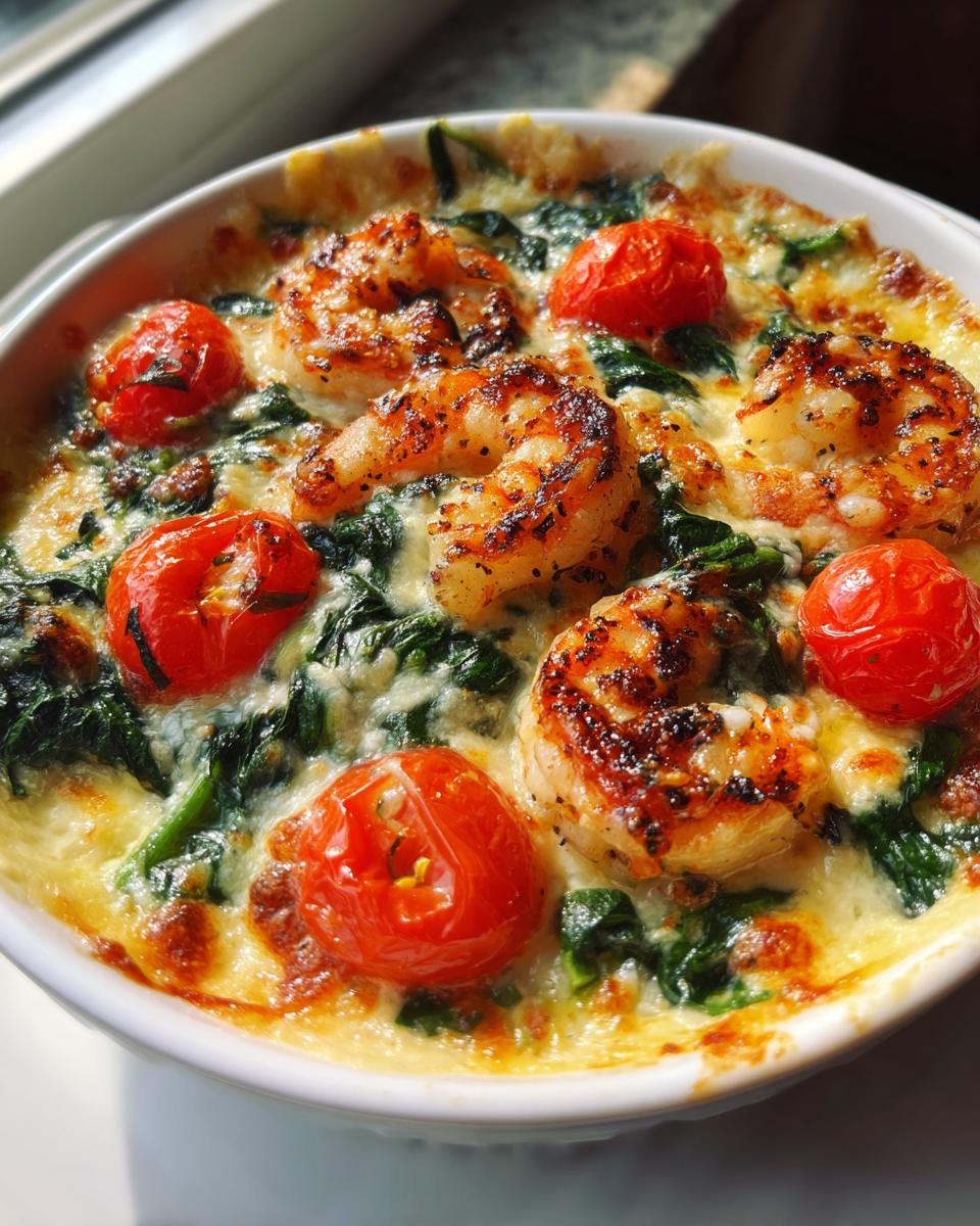 Low-Carb Shrimp Tuscan Bake - Detail 1