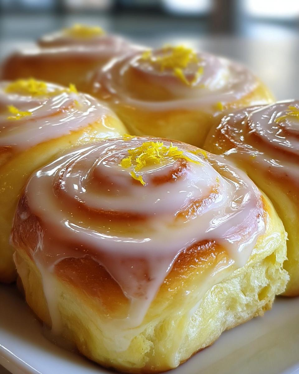 Lusciously Soft Lemon Rolls - Detail 1