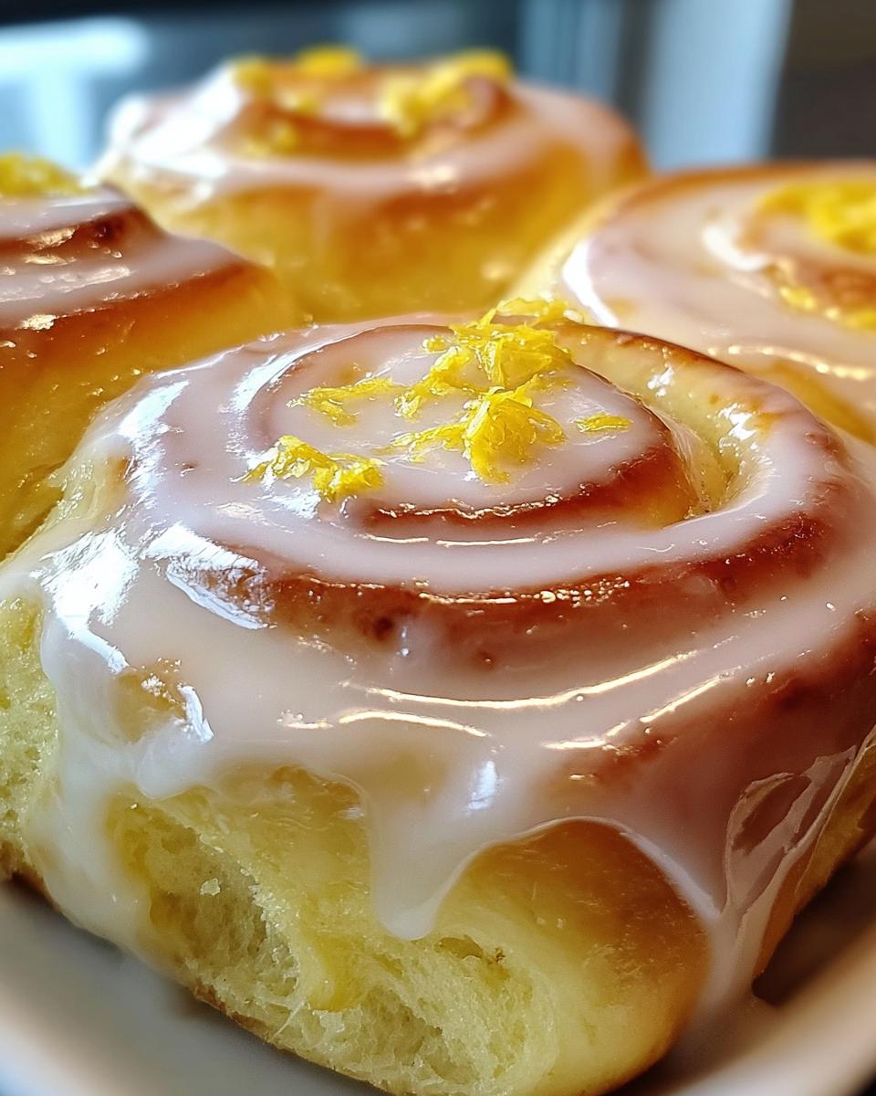 Lusciously Soft Lemon Rolls - Detail 2