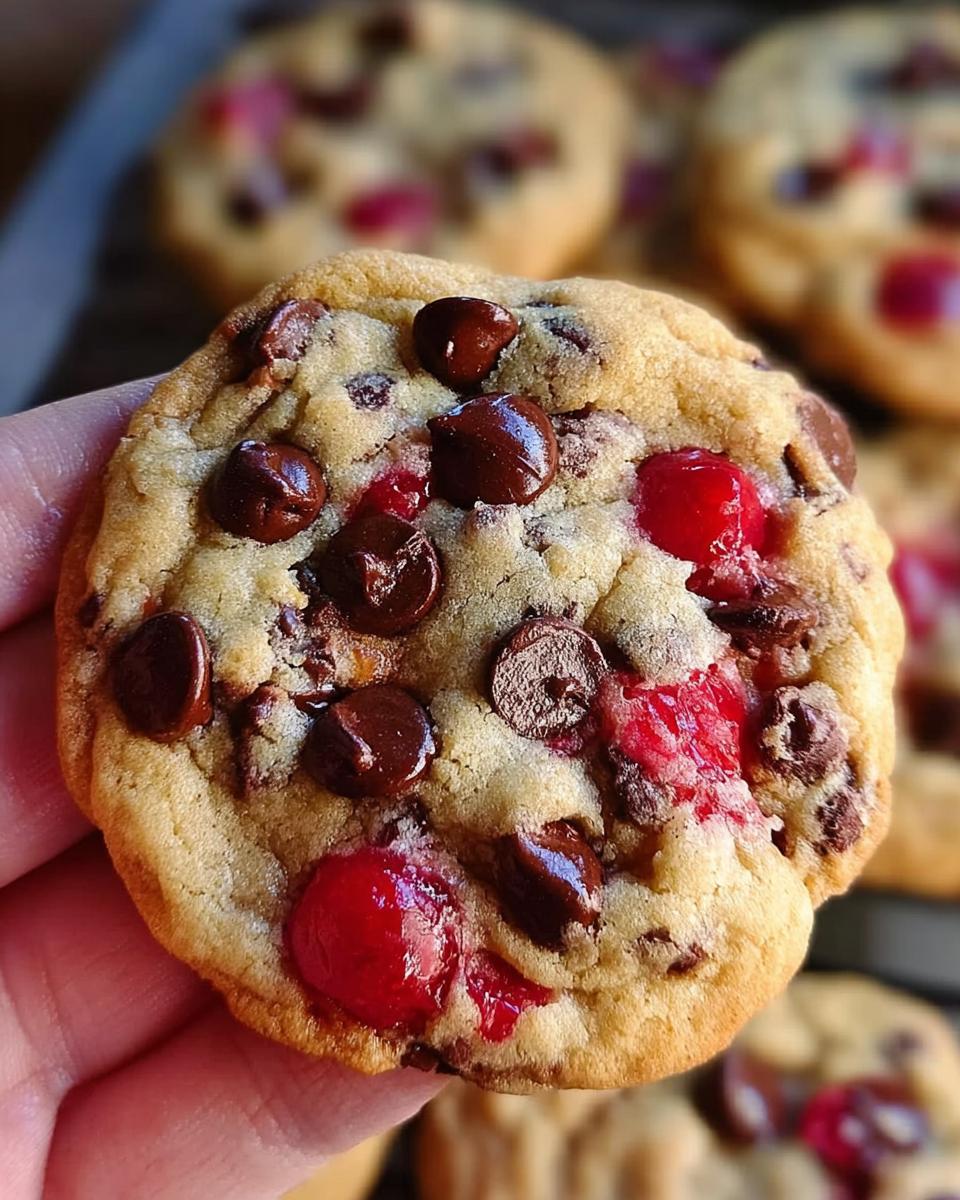 Maraschino Cherry Chocolate Chip Cookies - Detail 1