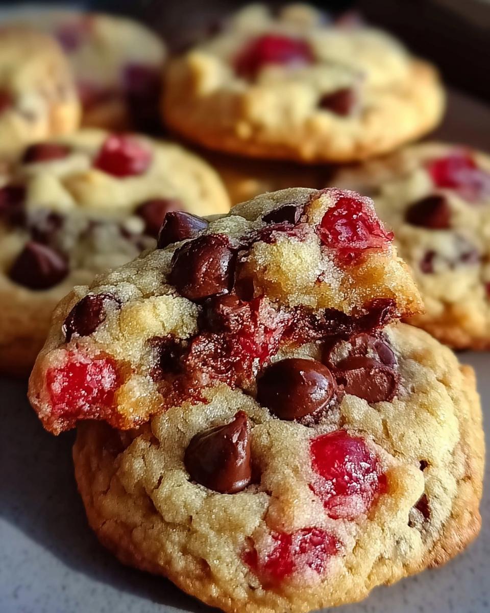Maraschino Cherry Chocolate Chip Cookies - Detail 2
