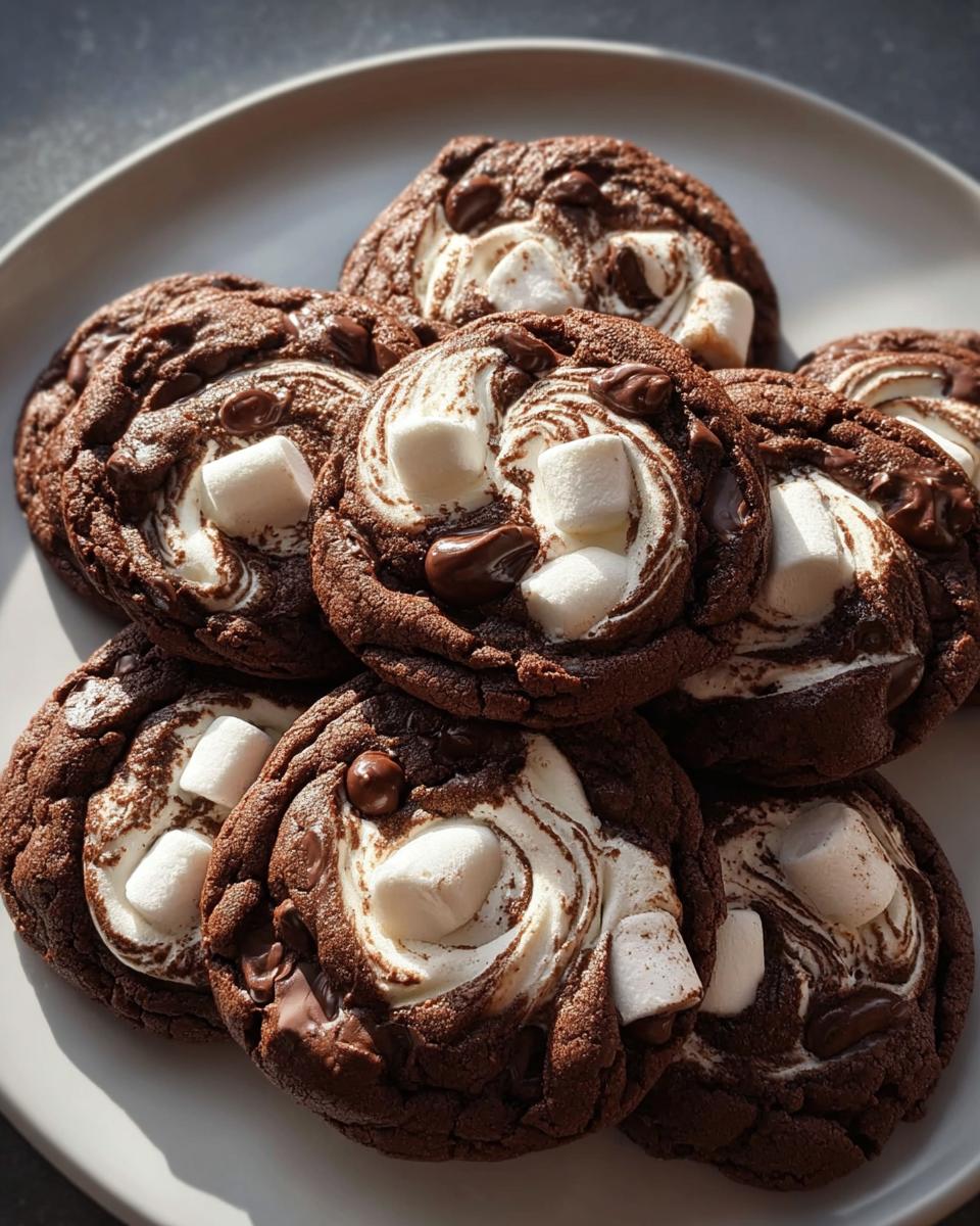Marshmallow Chocolate Cookies - Detail 1