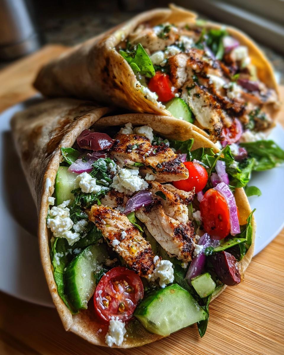 Mediterranean Chicken Wraps - Detail 2