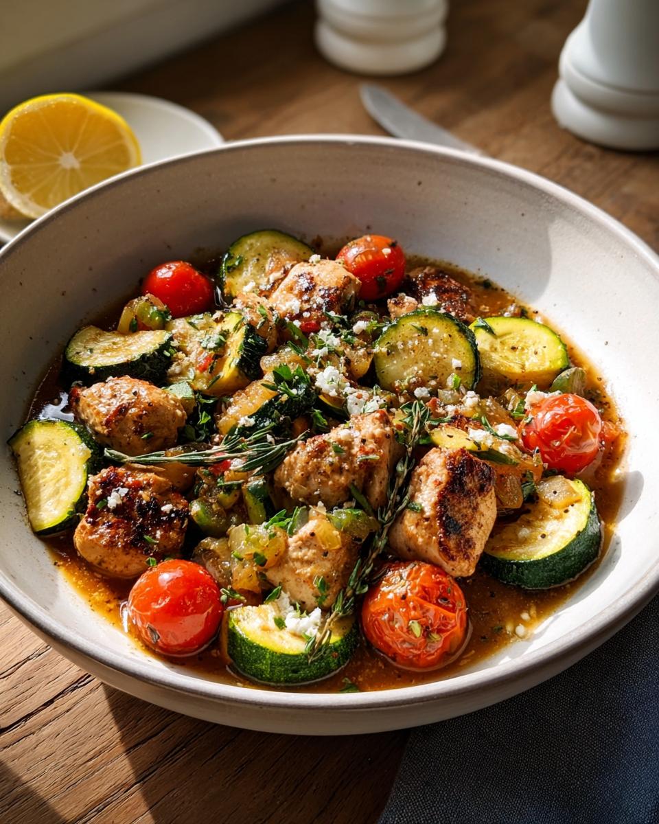 Mediterranean Chicken Zucchini - Detail 1