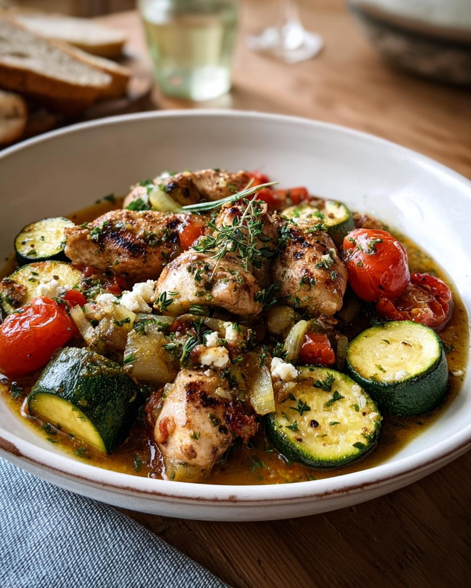 Mediterranean Chicken Zucchini - Detail 2