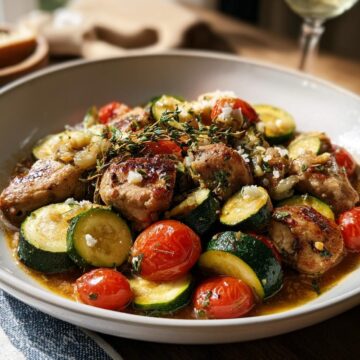 Mediterranean Chicken Zucchini