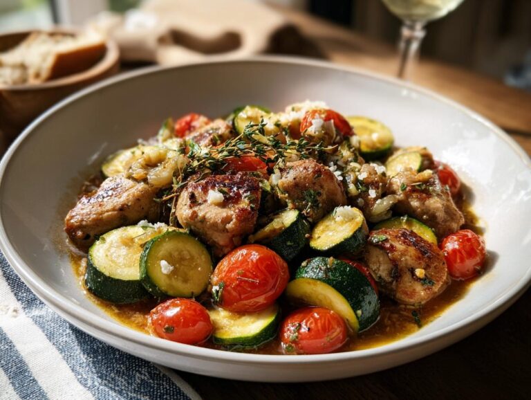 Mediterranean Chicken Zucchini