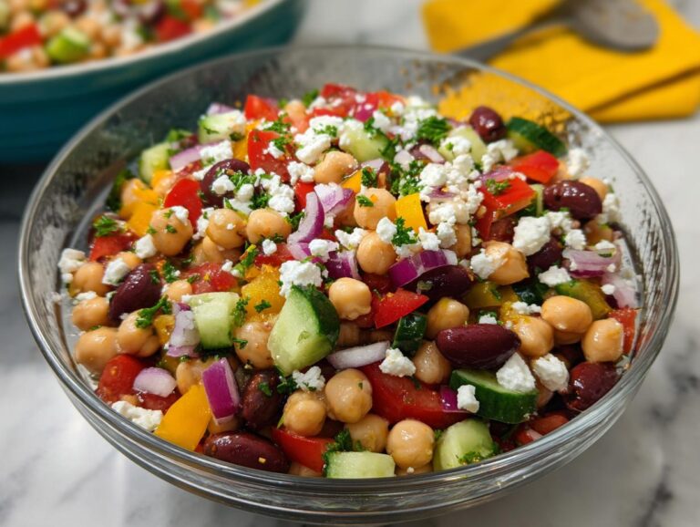 Mediterranean Dense Bean Salad