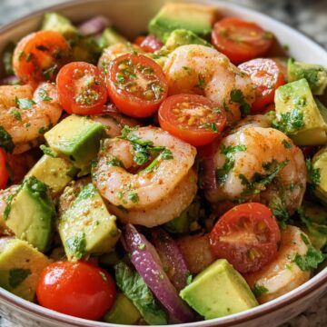 Mexican Shrimp Avocado Salad