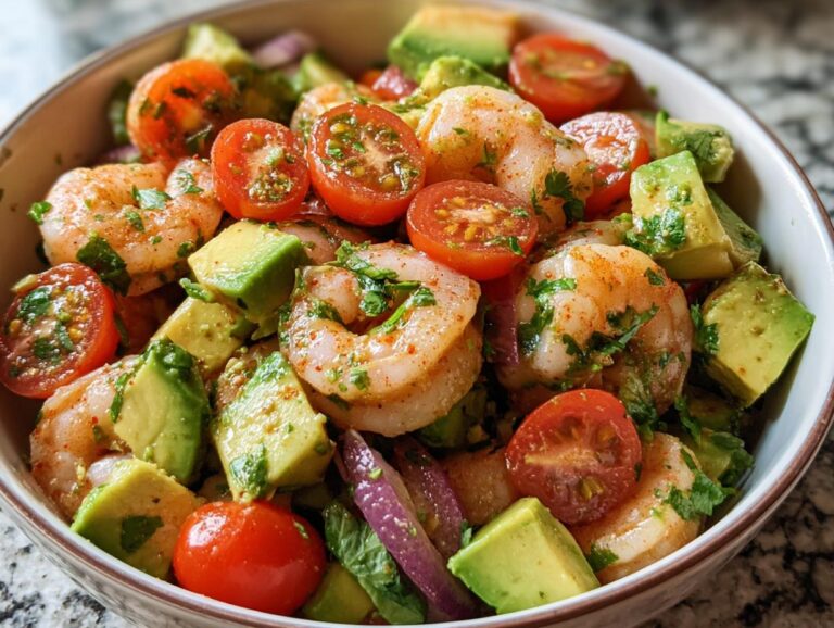 Mexican Shrimp Avocado Salad