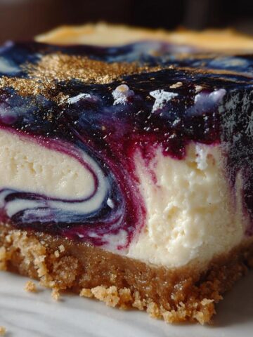 Midnight Blueberry Cheesecake