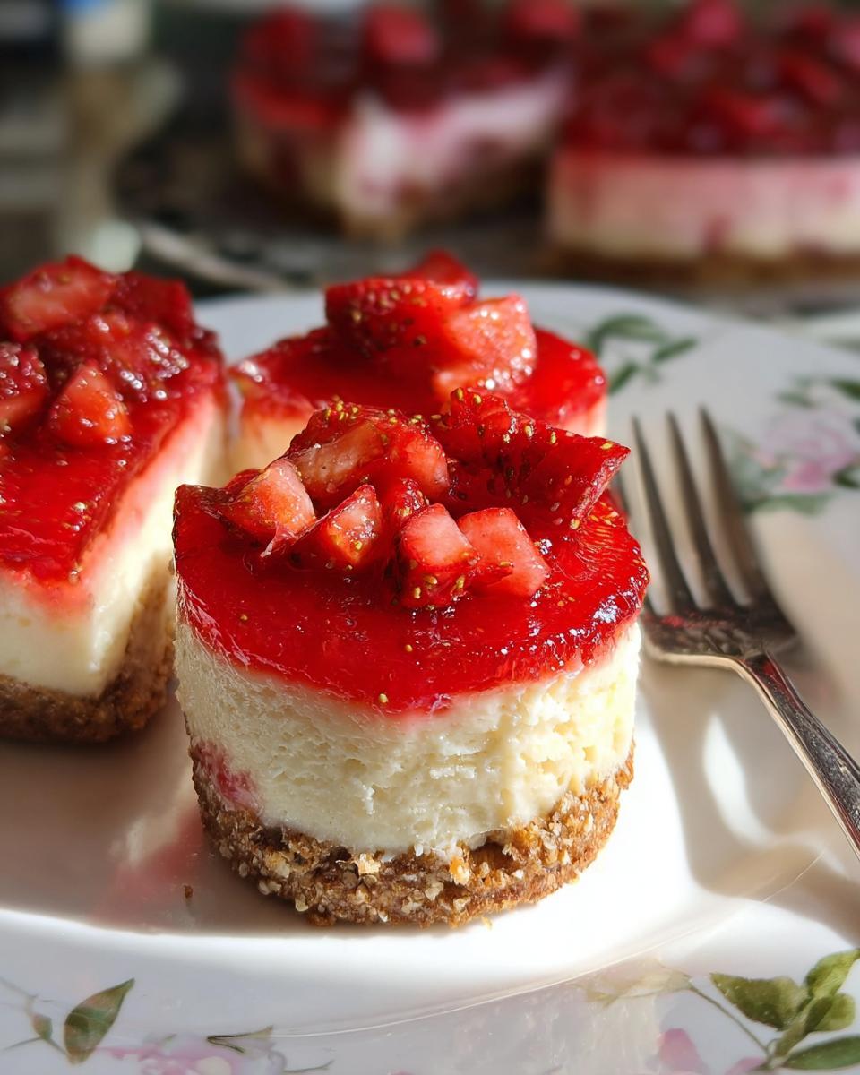 Mini Strawberry Pretzel Salad Cheesecake - Detail 2