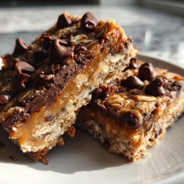 No Bake Chocolate Oatmeal Bars