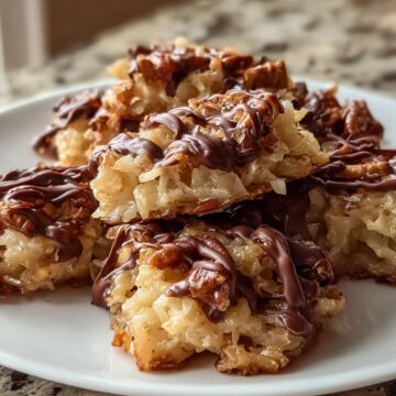 No-Bake Coconut Pecan Praline Clusters