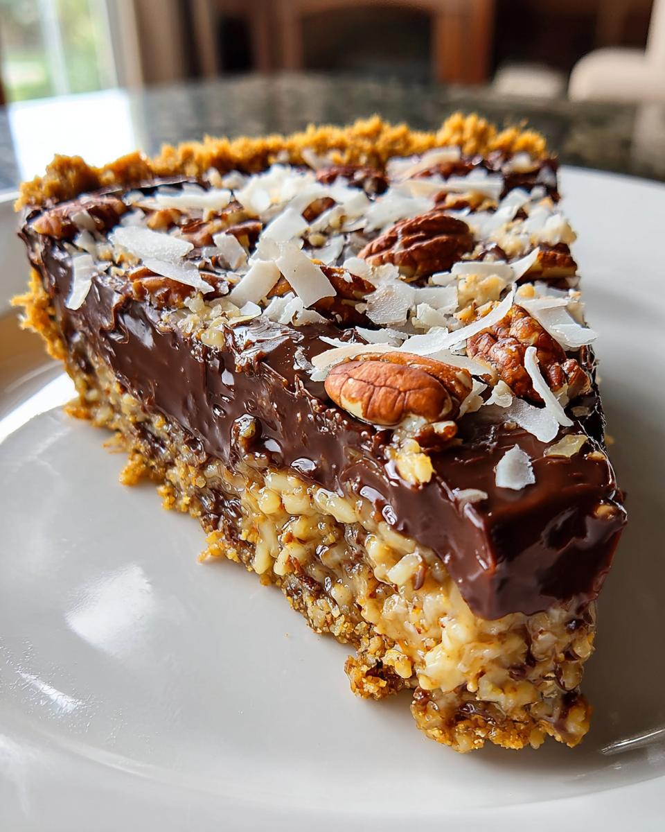 No-Bake German Chocolate Pie - Detail 1