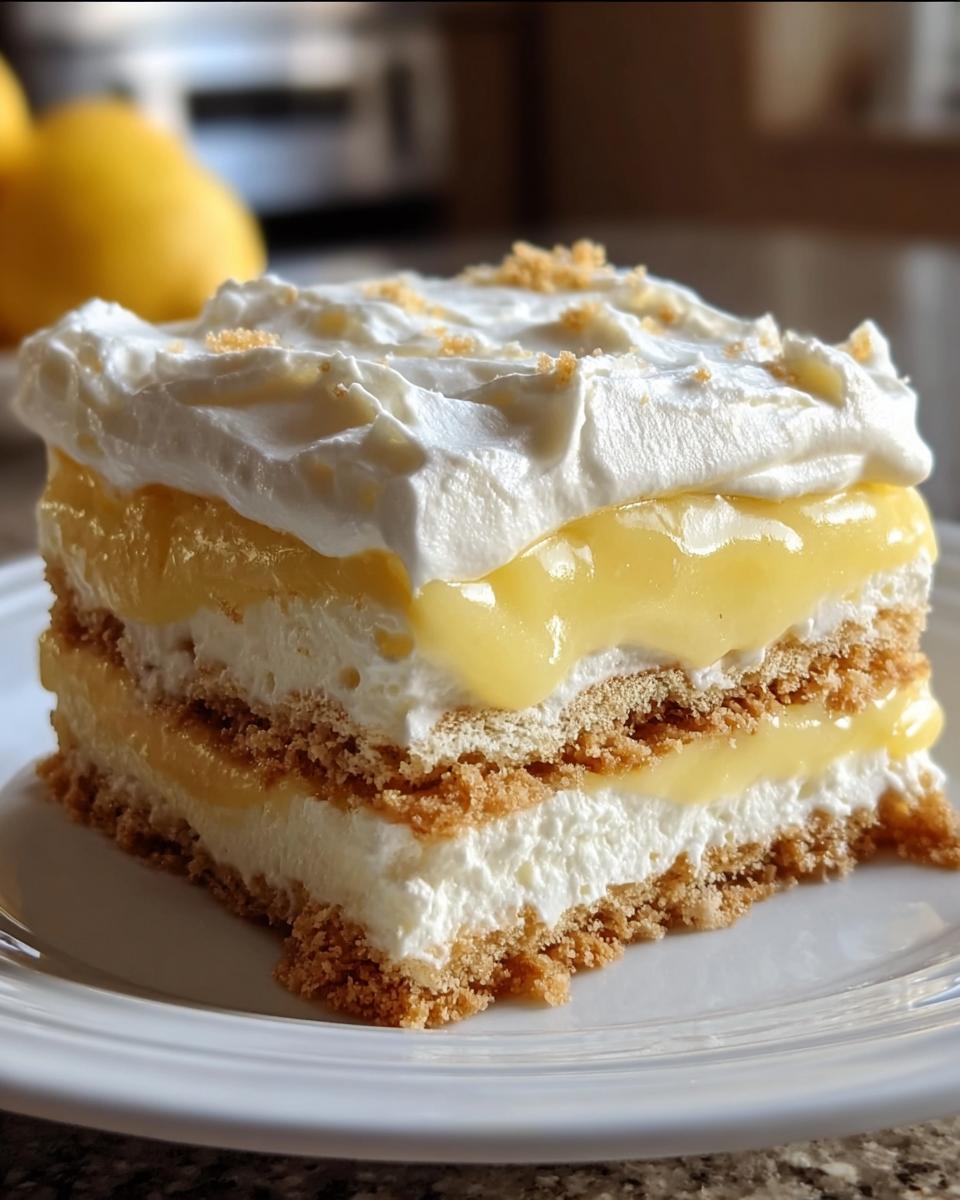No-Bake Lemon Éclair Cake - Detail 2