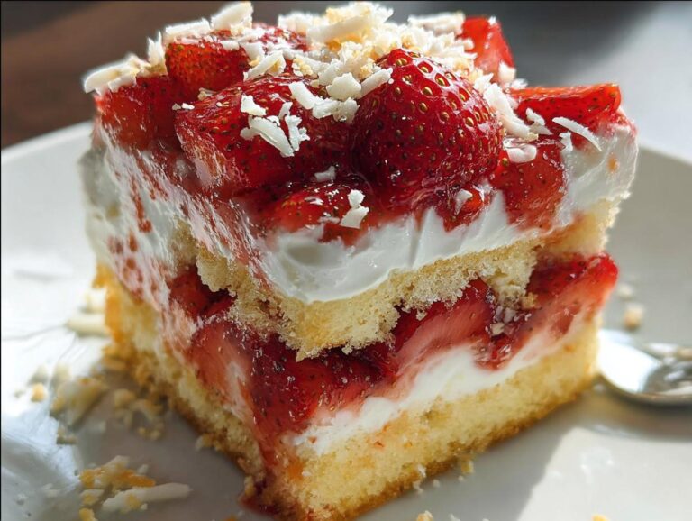 No-Bake Strawberry Shortcake Dessert