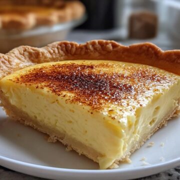 Old Fashioned Egg Custard Pie