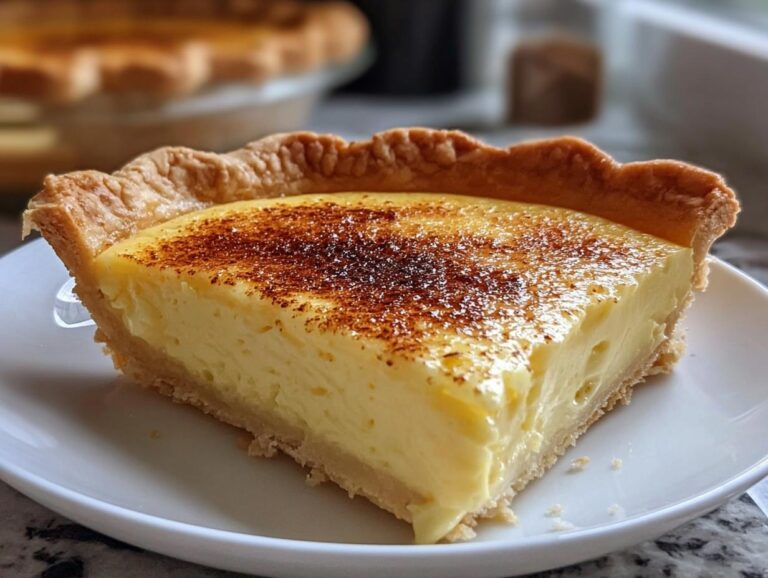 Old Fashioned Egg Custard Pie