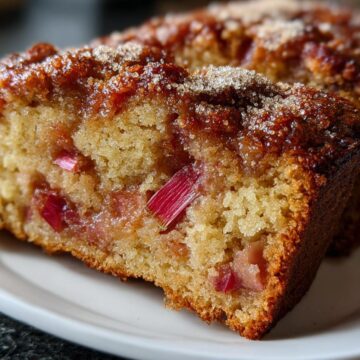 Old-Fashioned Rhubarb &Amp; Cinnamon Tea Cake