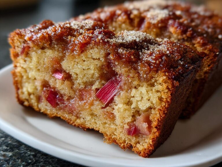 Old-Fashioned Rhubarb &Amp; Cinnamon Tea Cake