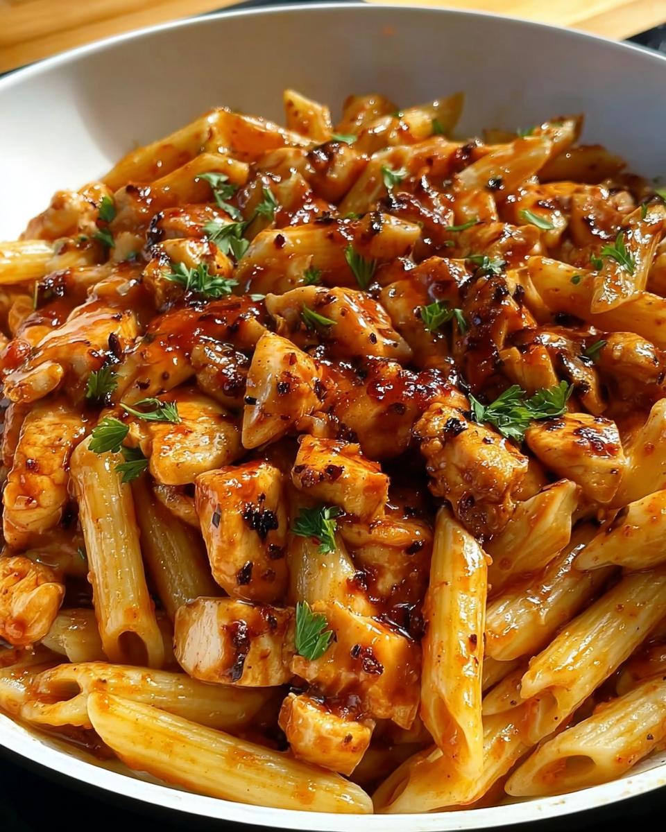 One-Pan Tangy Honey Bbq Chicken Penne - Detail 1