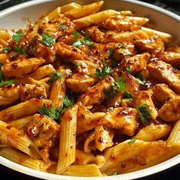 One-Pan Tangy Honey Bbq Chicken Penne