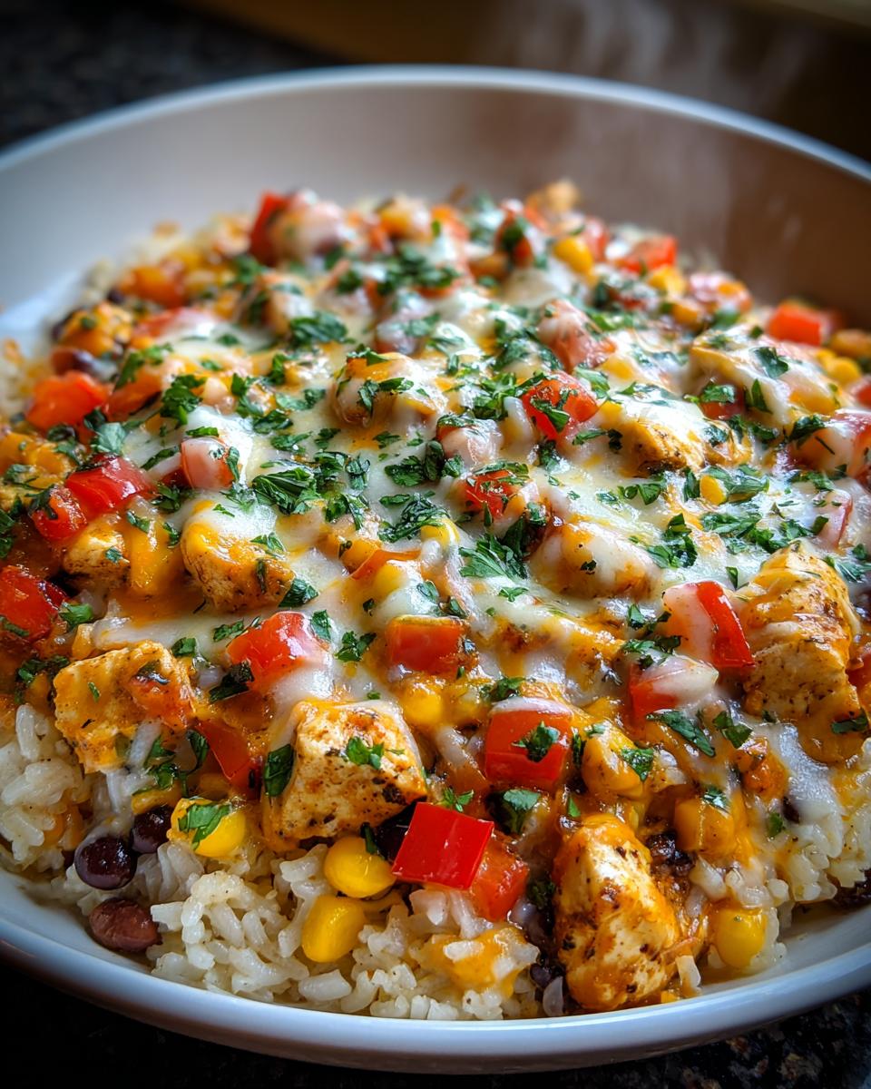 One-Pot Cheesy Southwest Chicken &Amp; Rice - Detail 2