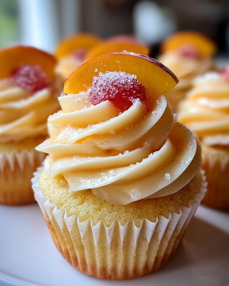 Peach Bellini Cupcakes - Detail 1