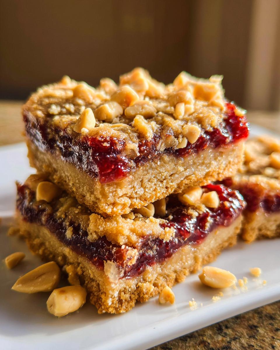 Peanut Butter And Jelly Bars - Detail 1