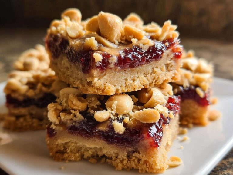 Peanut Butter And Jelly Bars