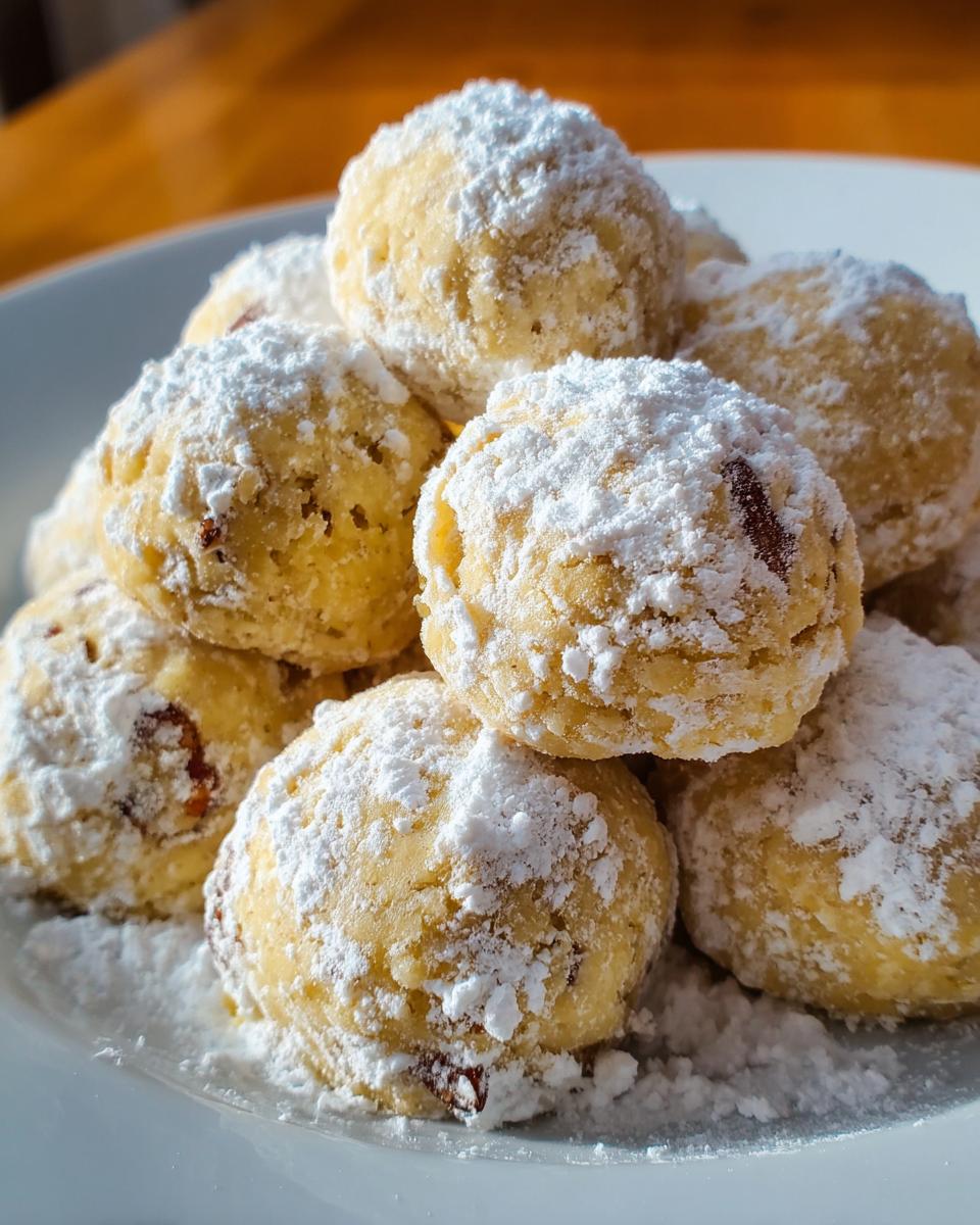 Pecan Cookie Balls - Detail 1