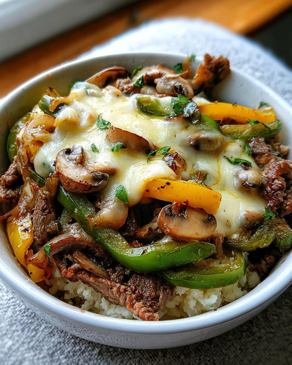 Philly Cheesesteak Bowls - Detail 1