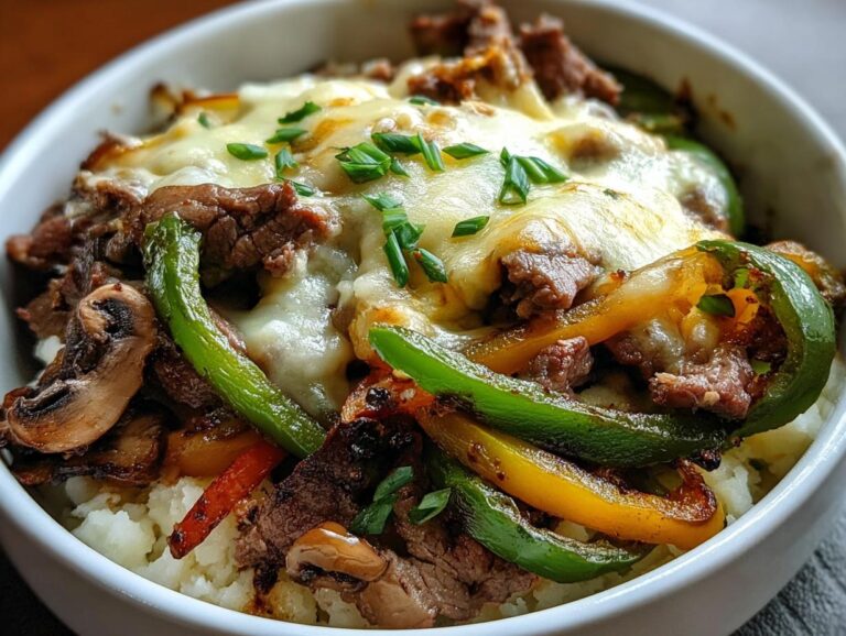 Philly Cheesesteak Bowls
