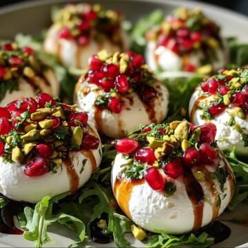 Pomegranate &Amp; Burrata Christmas Ornaments Delight