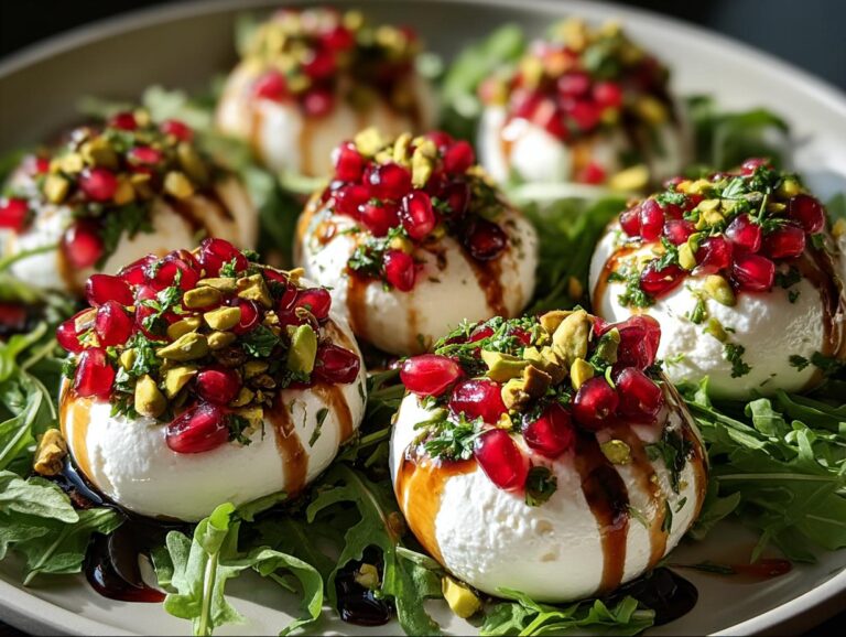 Pomegranate &Amp; Burrata Christmas Ornaments Delight
