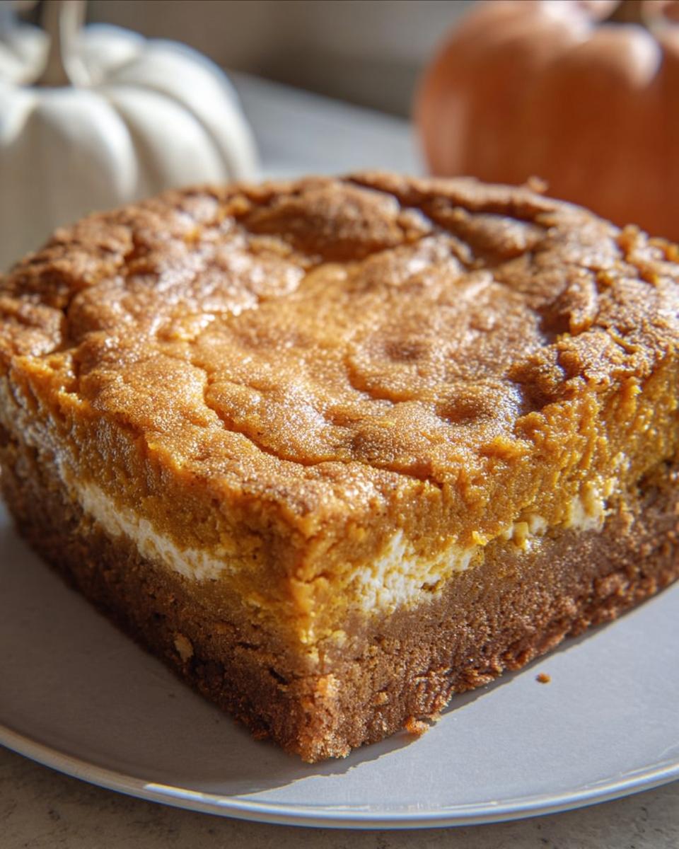 Pumpkin Gooey Butter Cake - Detail 1