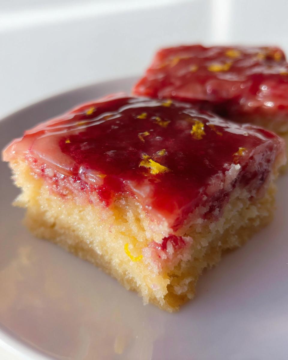 Raspberry Lemonade Bars - Detail 1