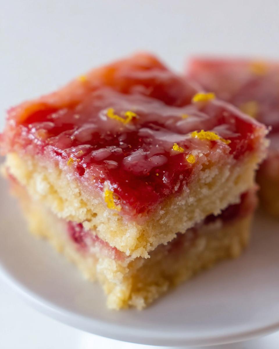 Raspberry Lemonade Bars - Detail 2