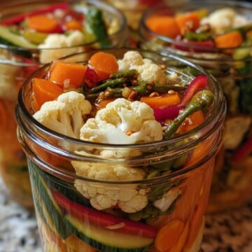 Refrigerator Pickled Vegetables