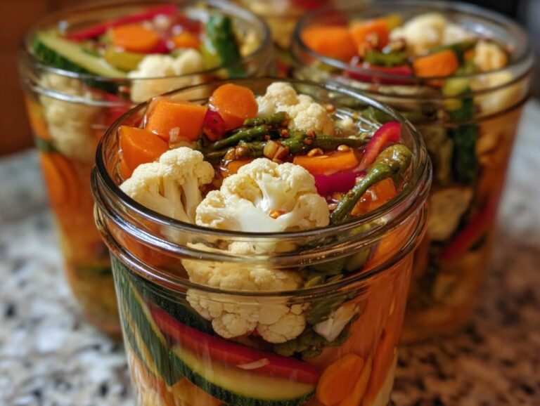 Refrigerator Pickled Vegetables