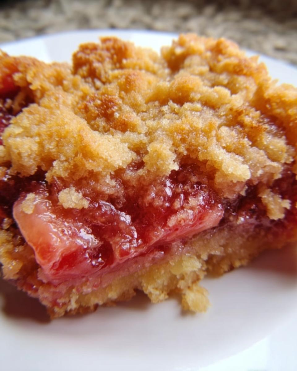 Rhubarb Dump Cake - Detail 2